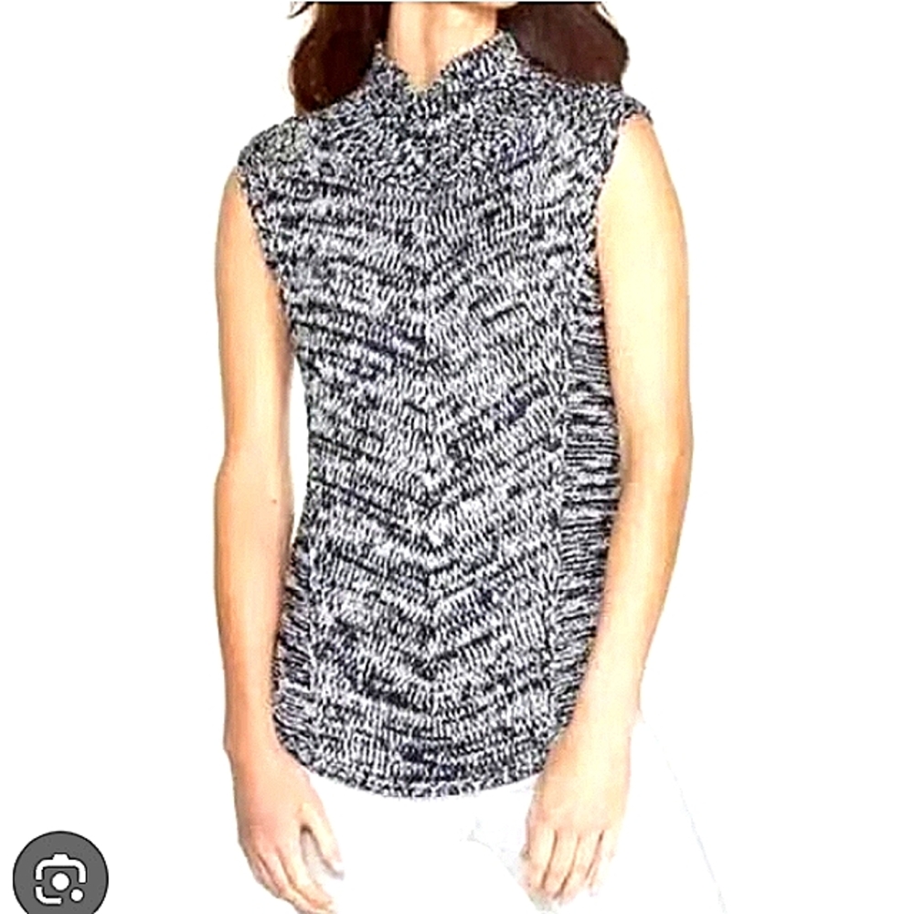 White House Black Market Sleeveless Sweater Large WHBM